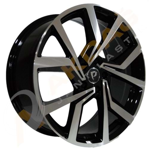 14X6 JANT BK 5125 5X100 ET35 57,1 BLACK MACHINED