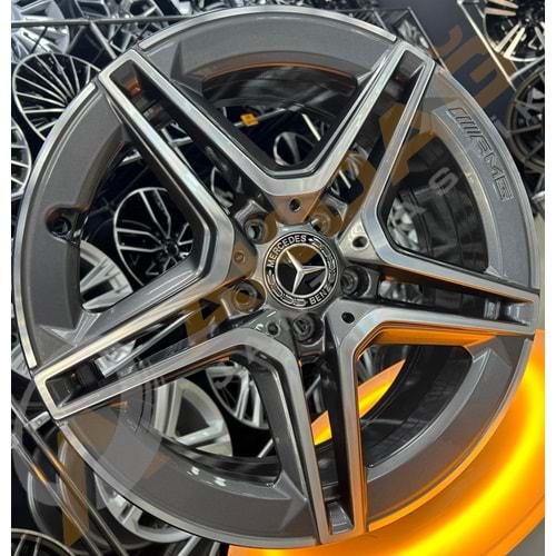 18X7.5 JANT OEM W177 MERCEDES 5X112 66.6 ET49 GUN METAL