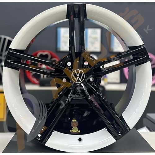 18X8,0 JANT RC 1186 5X120 ET40 73,1 BLACK/WHİTE TAYCAN JANT