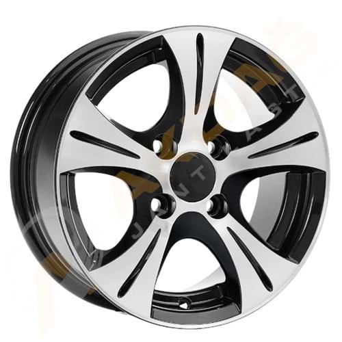 13X5,5 JANT FD 13047 4X100 ET28 67,1 BLACK DİAMOND