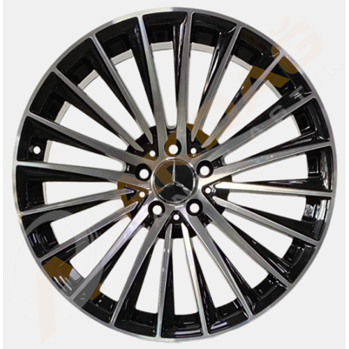 18X8 JANT BK 5909 5X112 ET45 66,6 BLACK MACHINED