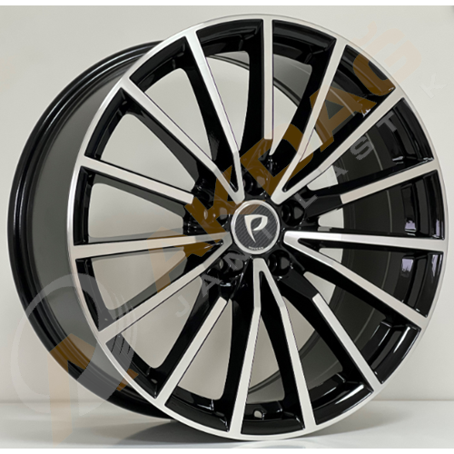 17X7,5 JANT BK 5246 5X112 ET42-66,45 BLACK MACHINED