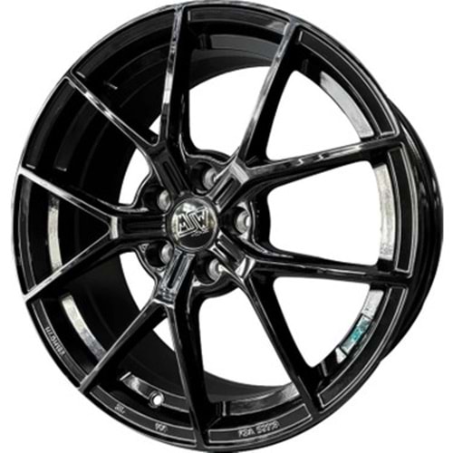 18X8,0 JANT MSW P1 18L5 5X112 ET48 73,1 GLOSS BLACK