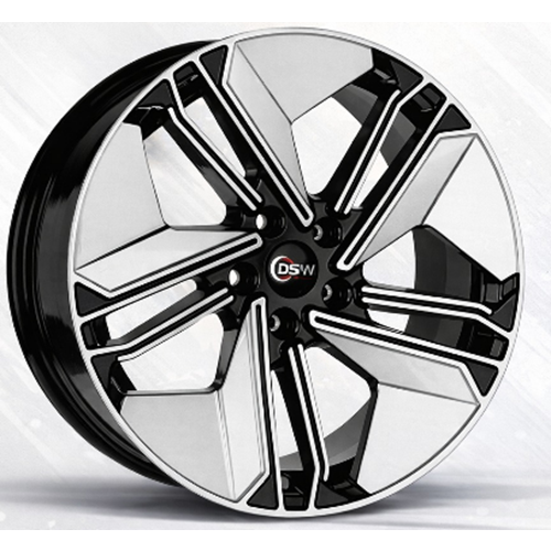 18X8,0 JANT TRUVA 1207 5X112 ET40 66,45 BLACK SİLVER DİAMOND