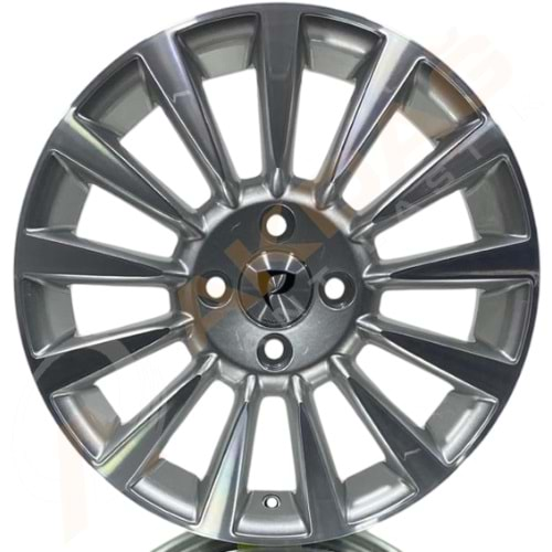 15X6,0 JANT BK 743 4X98 ET38 58,1 SİLVER MACHİNED