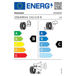 235/65/16C RA18 VANTRA LT 121/119R 10PR HANKOOK