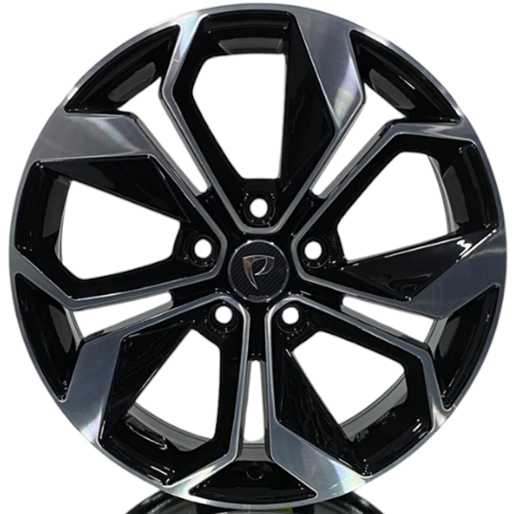 18X7,5 JANT BK 5168 5X114,3 ET45-66,1 BLACK MACHINED