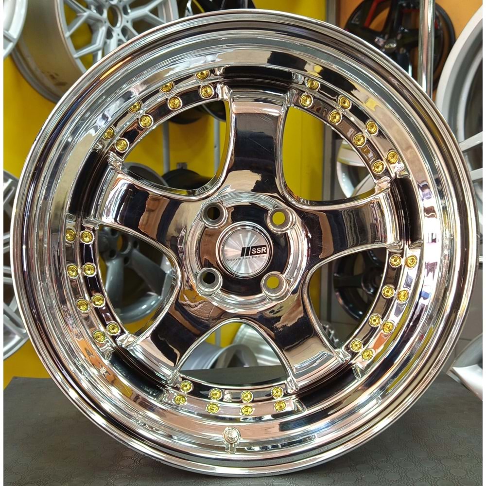 17X7.5-9 (ÖN-ARKA) ET 35 -20 4X108 KROM SSR ÇIKMA JANT